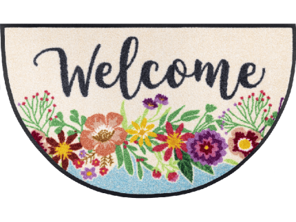 w+d Special Shape Round Welcome Blooming